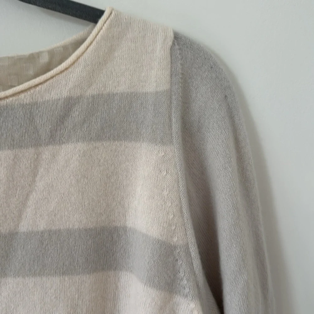 Fabiana Pilippi Cashmere Striped Cashmere Sweater Size L